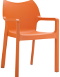 Diva stoel orange