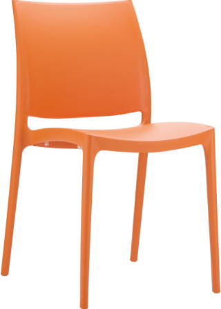 Maya stoel orange