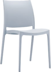 Maya stoel silver grey