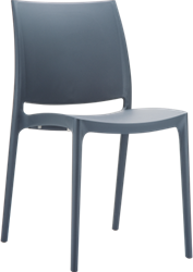 Maya stoel dark grey