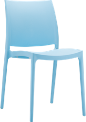 Maya stoel light blue