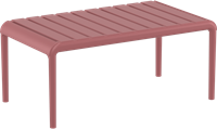 Paris lounge table dark marsala