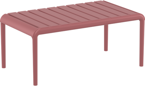 Paris lounge table dark marsala