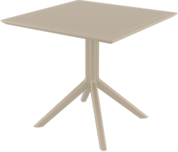 Sky table 80 taupe