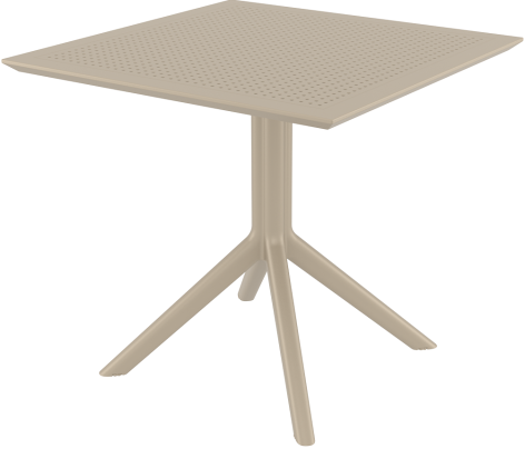 Sky table 80 taupe