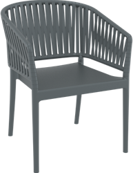 Portofino stoel dark grey
