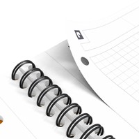 Spiraalblok Oxford International Notebook A4+ ruit 5mm-1