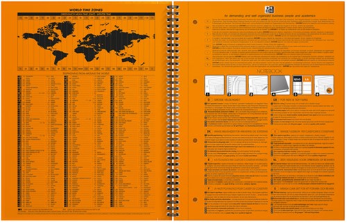 Spiraalblok Oxford International Notebook A4+ lijn-2