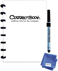 Notitieboek Correctbook A5 blanco 40blz inspirational white