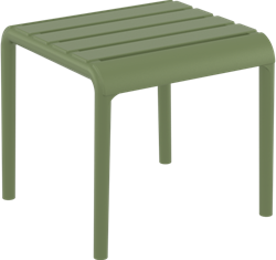 Paris side table olive green