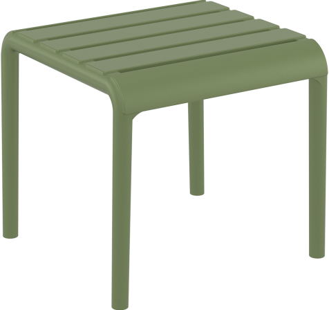 Paris side table olive green