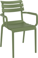 Paris stoel olive green
