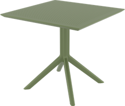 Sky table 80 olive green 
