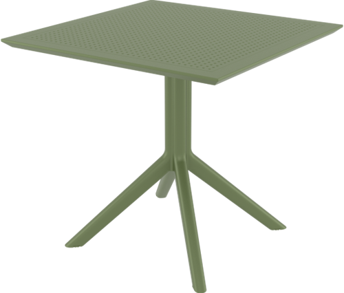 Sky table 80 olive green 