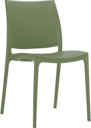 Maya stoel olive green