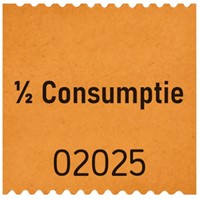 Consumptiebon Combicraft 1/2  500 stuks oranje-2