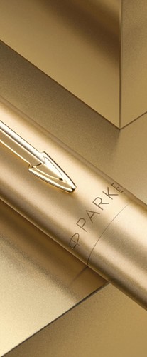 Balpen Parker Jotter XL Monochrome gold medium blister à 1 stuk-3