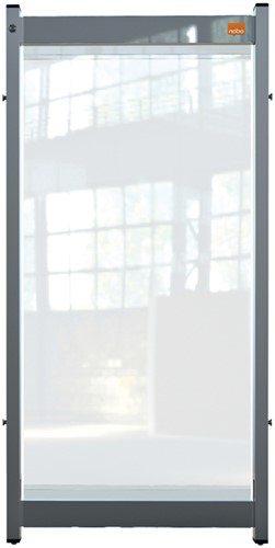 Bureauscherm Nobo modulair doorzichtig PVC 400x820mm