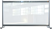 Bureauscherm Nobo doorzichtig PVC 1470x860mm