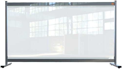 Bureauscherm Nobo doorzichtig PVC 1470x860mm