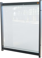 Bureauscherm Nobo Modulair doorzichtig PVC 750x820mm-2