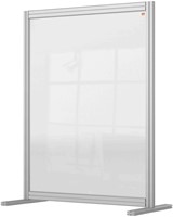 Bureauscherm Nobo Modulair transparant acryl 80x100cm-2