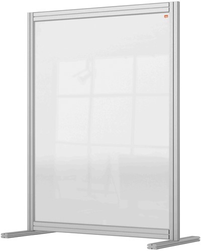 Bureauscherm Nobo Modulair transparant acryl 80x100cm-2