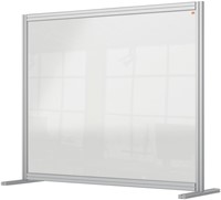Bureauscherm Nobo modulair transparant acryl 100x120cm
