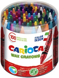 Waskrijtjes Carioca pot à 100 stuks kleuren