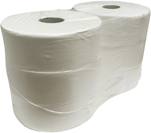 Toiletpapier Euro Products P4 jumbo groot 2-laags 380m wit 240038-2