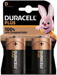 Batterij Duracell Plus 2xD