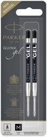 Gelpenvulling Parker Quink zwart medium
