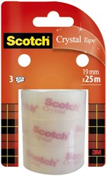 Plakband Scotch Crystal Clear 19mmx25m