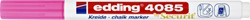 Krijtstift edding 4085 by Securit rond 1-2mm neon roze