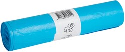 Afvalzak Powersterko HDPE T23 58x100cm 70L blauw rol à 25 stuks