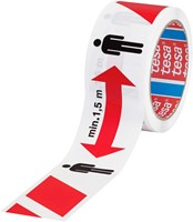 Vloermarkeringstape Tesa 58263 50mmx50m houd afstand