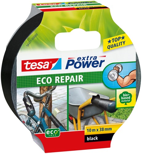 Reparatietape tesa® extra Power ECO 10mx38mm zwart