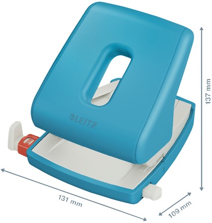 Perforator Leitz Cosy 2-gaats 30vel blauw-2