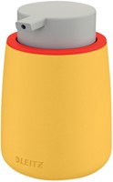 Handzeepdispenser Leitz Cosy voor handzeep 300ml geel
