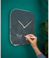Wandklok Leitz Cosy grijs glas-3