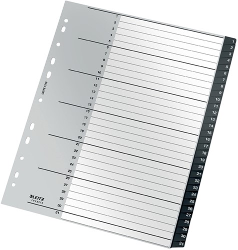 Tabblad Leitz Recycle A4 11-gaats  1-31 extra breed PP-2
