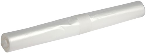 Afvalzak Powersterko LDPE T60R 80x110cm 140L transparant rol à  20 stuks