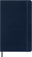 Agenda 2023/2024 Moleskine 18M Planner Weekly 7dag/1pagina large 130x210mm hard cover saffier blauw-2