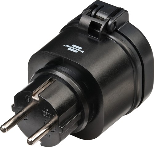 Stekkerdoos Brennenstuhl WIFI Connect voor buiten 3000W zwart-3
