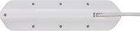 Stekkerdoos Brennenstuhl bureau Estilo 4 voudig inclusief 2 USB 2 meter wit/zilver-1