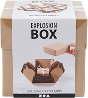 Explosion box Creotime 12x12x12cm naturel