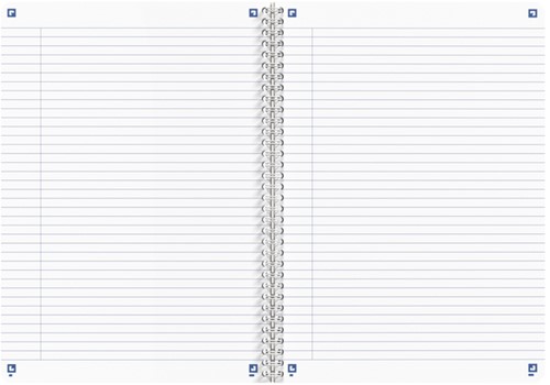 Spiraalblok Oxford Touareg A4 90vel lijn assorti-3