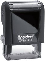 Tekststempel Trodat Printy 4910 personaliseerbaar zwart
