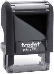 Tekststempel Trodat Printy 4910 personaliseerbaar zwart