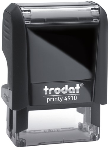 Tekststempel Trodat Printy 4910 personaliseerbaar zwart
